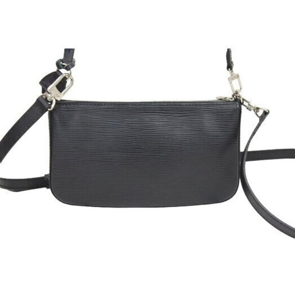 Louis Vuitton Pochette Accessoires Shoulder Bag Epi Leather Black - Picture 3 of 8